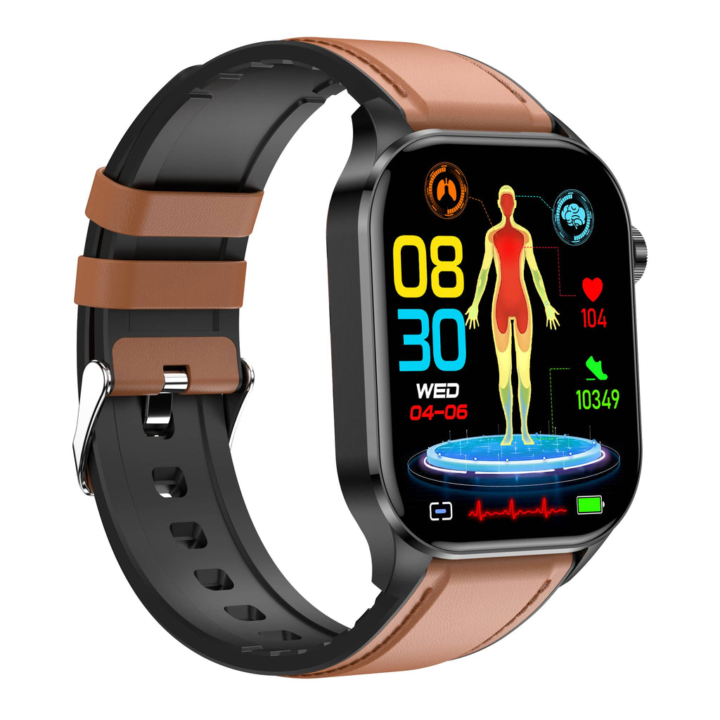 ECG/EKG Blood Sugar Blood Pressure Call Intelligent Health Management Smart Watch