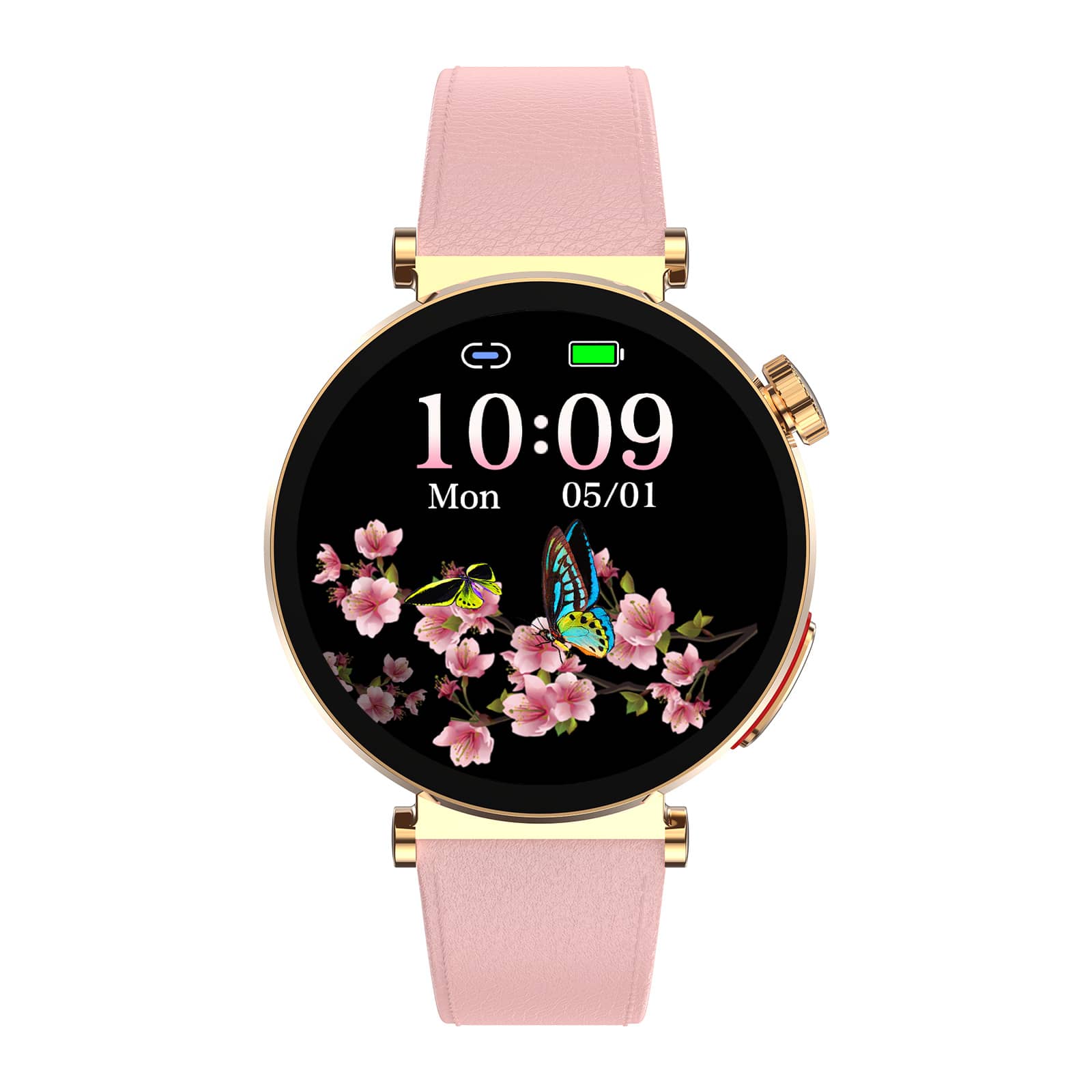Blood Sugar Blood Pressure Blood Oxygen Monitoring Women‘s Smart Watch