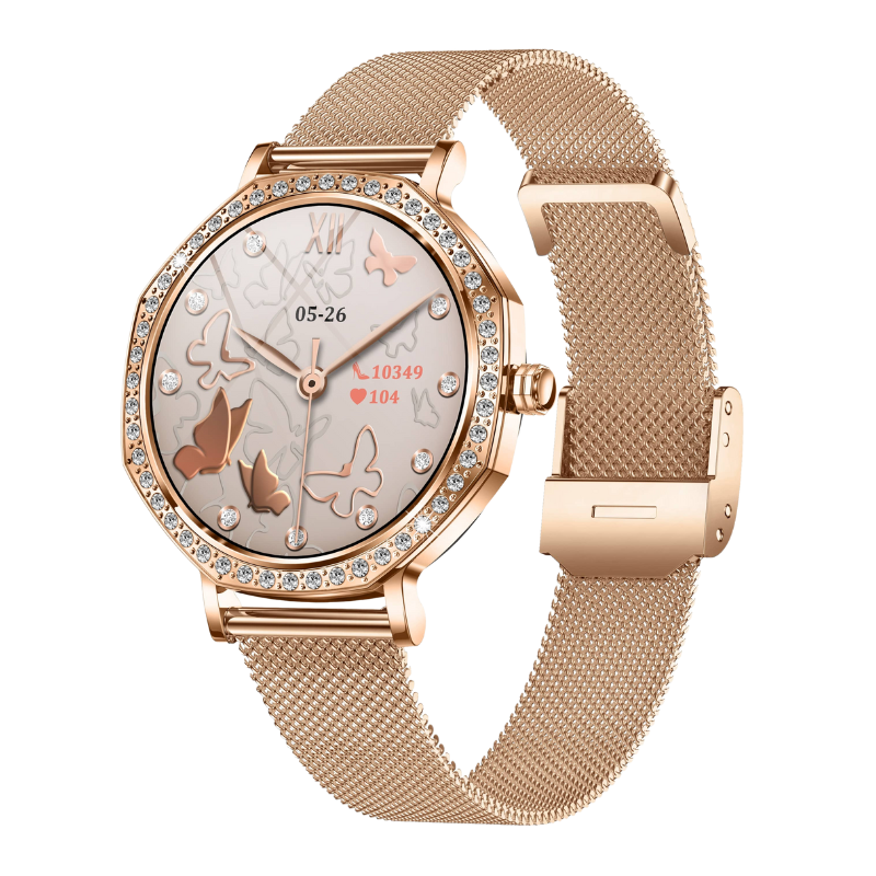 Ultra-thin Fashions BT Call  Women's Smartwatch Blood Glucose BP Sleep Measurement