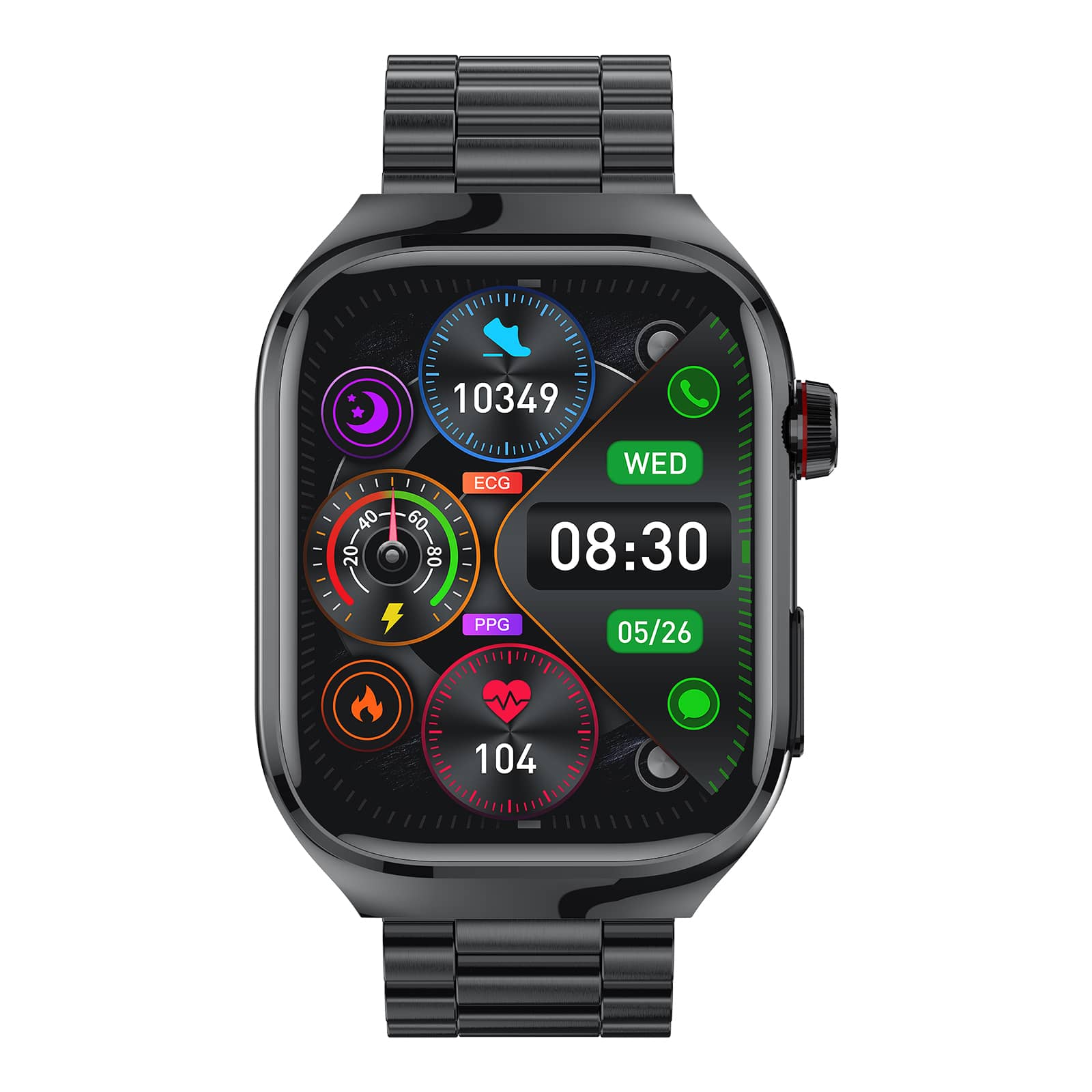 One Click ECG+Micro Physical Examination Blood Glucose Blood Pressure Monitoring High end Health Management Watch