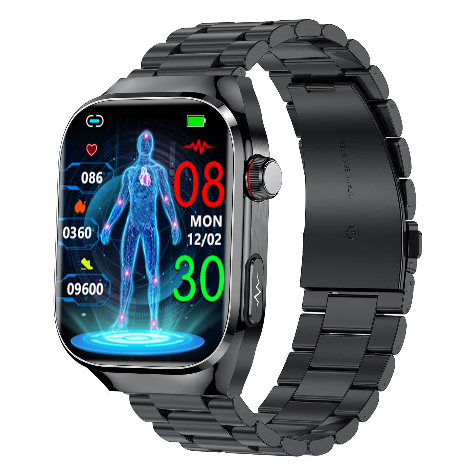 One Click ECG+Micro Physical Examination Blood Glucose Blood Pressure Monitoring High end Health Management Watch