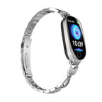Blood Pressure Heart Rate monitoring Luxury Diamond Design Fashion Women Smartwatch