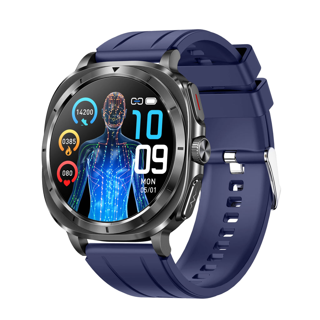 One-click Blood Glucose ECG/EKG Blood Pressure Call Intelligent Sports Health Smart Watch