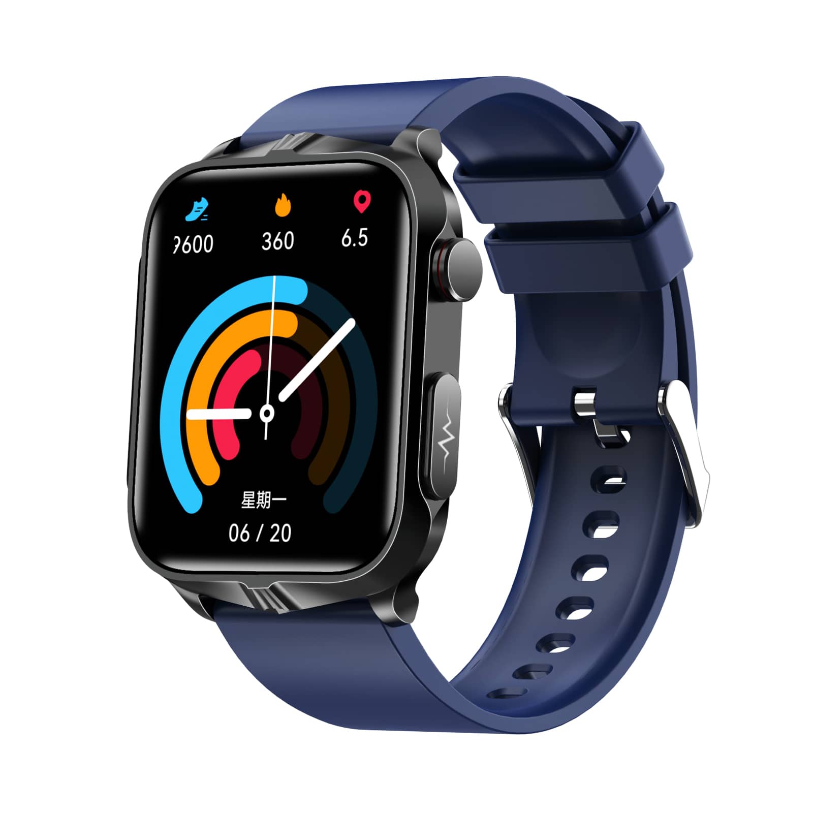 Pulse Therapy Blood Glucose Blood Pressure ECG Heart Rate Monitoring Health Smartwatch