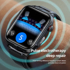 Pulse Therapy Blood Glucose Blood Pressure ECG Heart Rate Monitoring Health Smartwatch