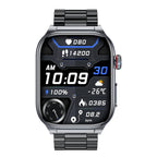 ECG/EKG HRV Blood Glucose Blood Pressure Heart Rate Health Management Watch