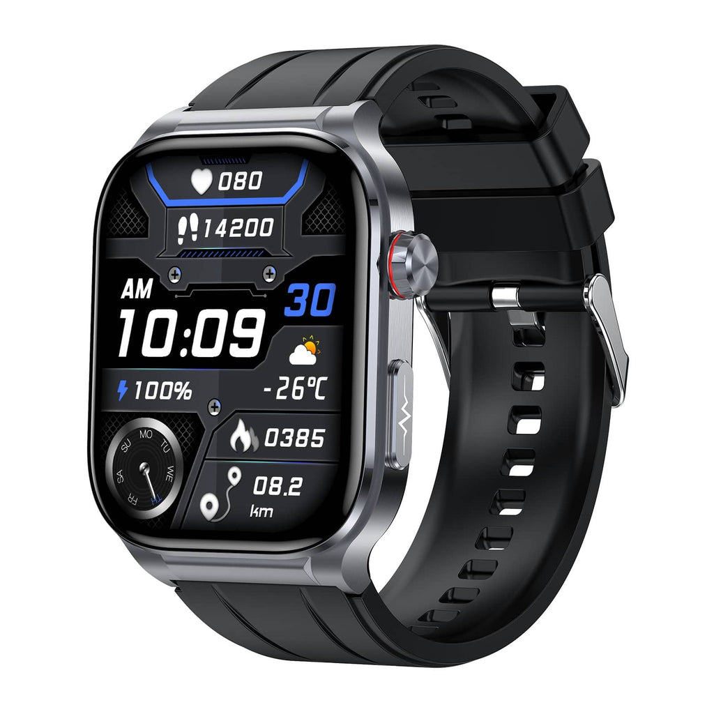 ECG/EKG HRV Blood Glucose Blood Pressure Heart Rate Health Management Watch